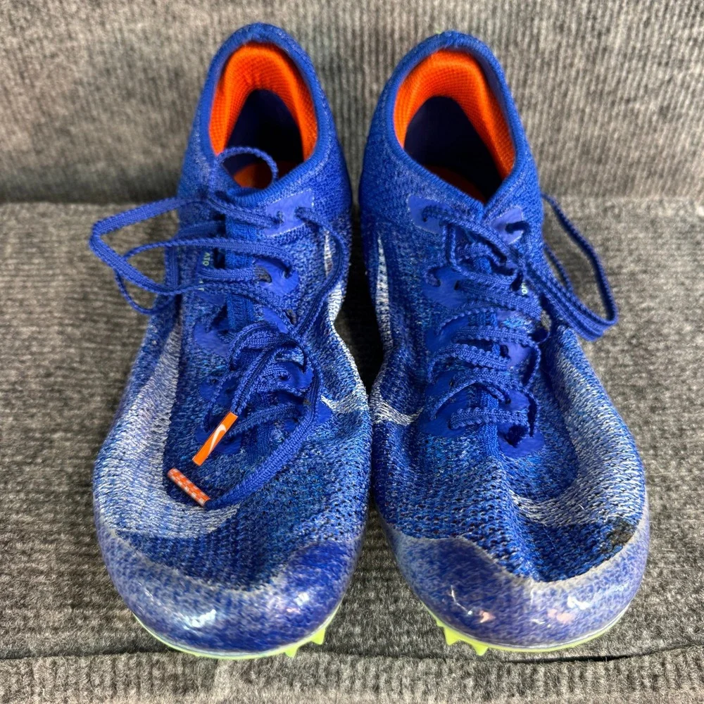 Nike Air Zoom Victory Track Spikes Blue Lime Green Racing Shoes CD4385-400